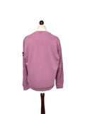 Stone Island Pink Crewneck Sweater - Large